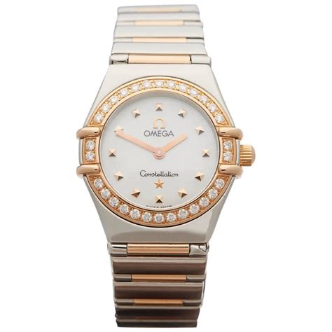 omega constellation diamond watch